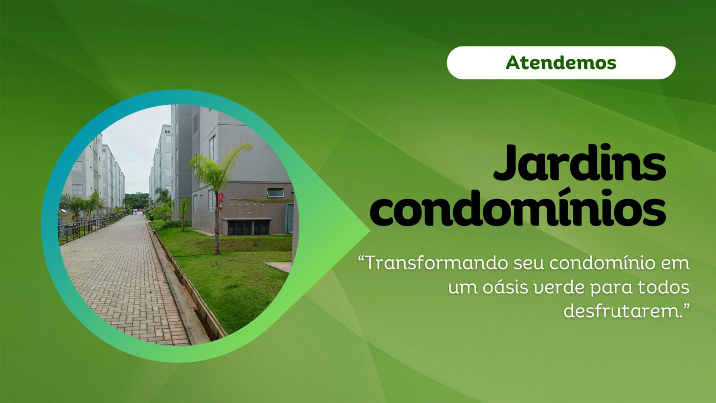 Empresa de jardinagem em Franco da Rocha em área comum de condomínio