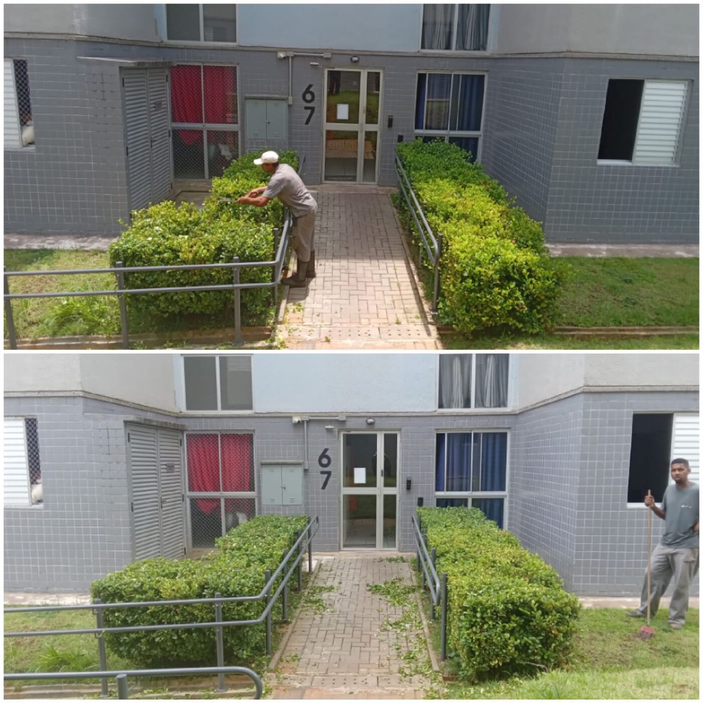 Equipe fazendo jardineiro no Campo Limpo