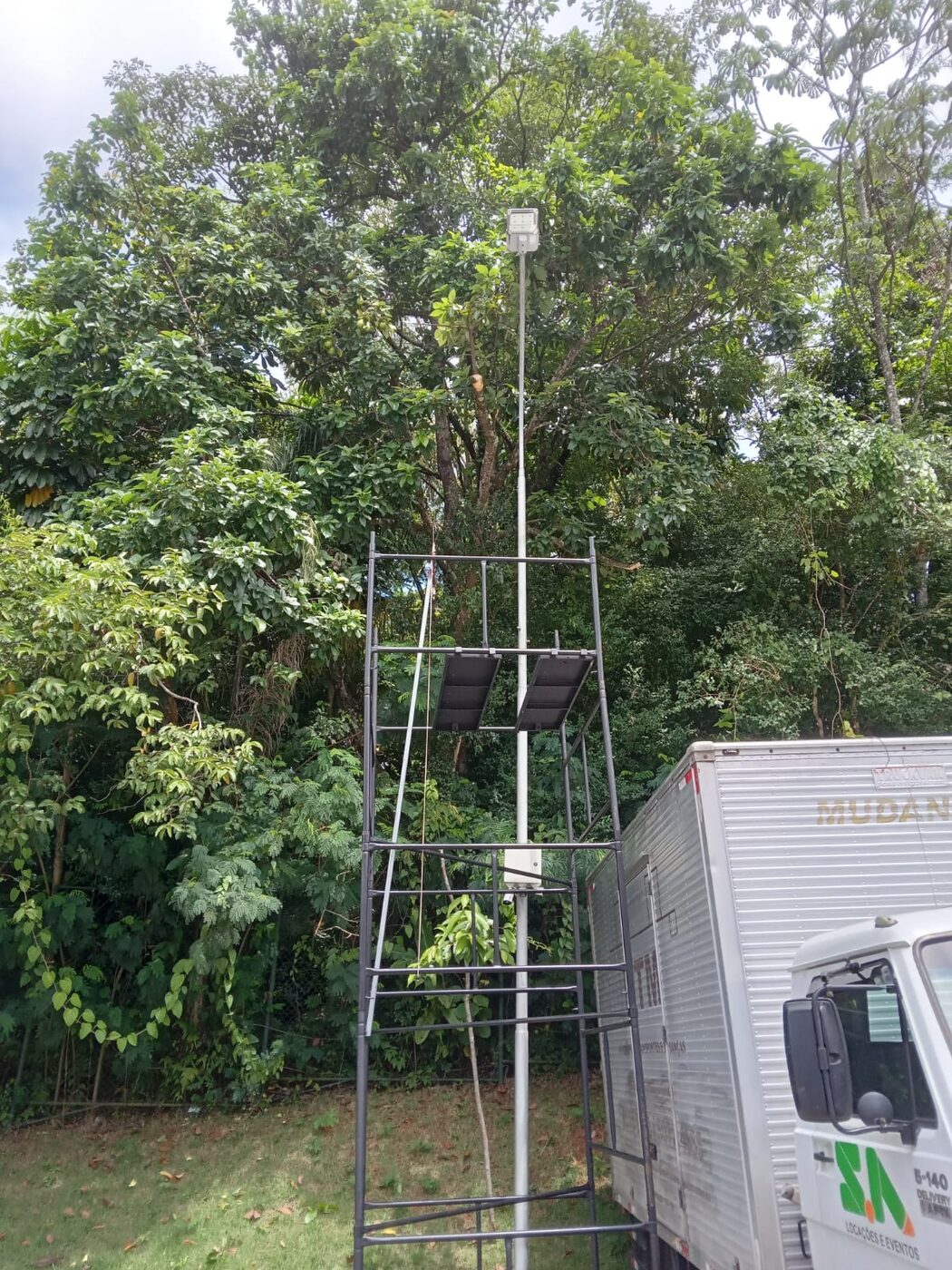 Poda de árvores na Vila Andrade em imóvel residencial